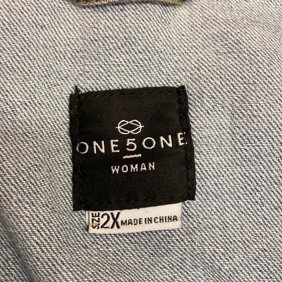 One 5 One Denim Jacket Size 2XL - Picture 3 of 4